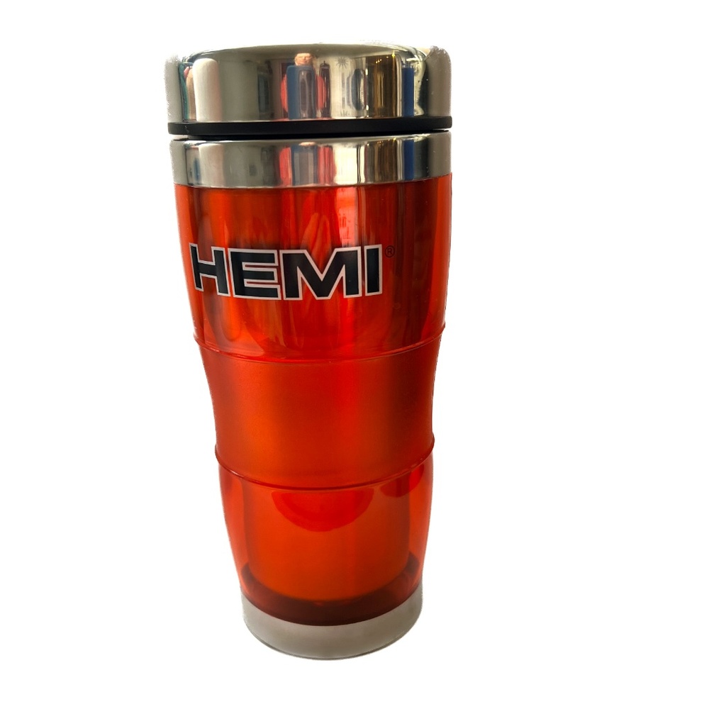 Hemi Stainless Steel Travel Mug Orange Limited Edition Holds 6 ozs